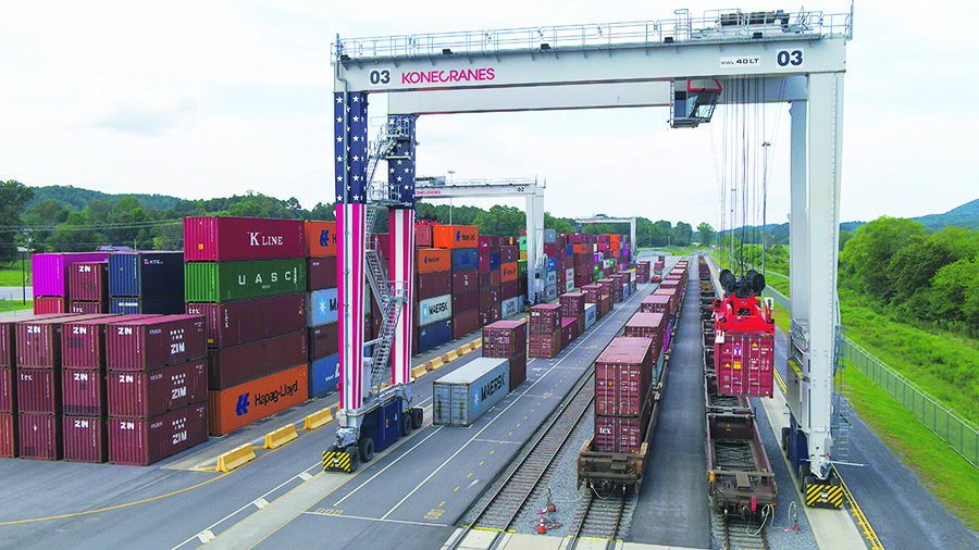 Georgia Steamship and Garden City Terminal West will use electric RTGs
